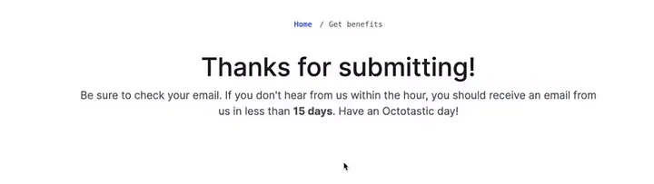 Thanks for submitting